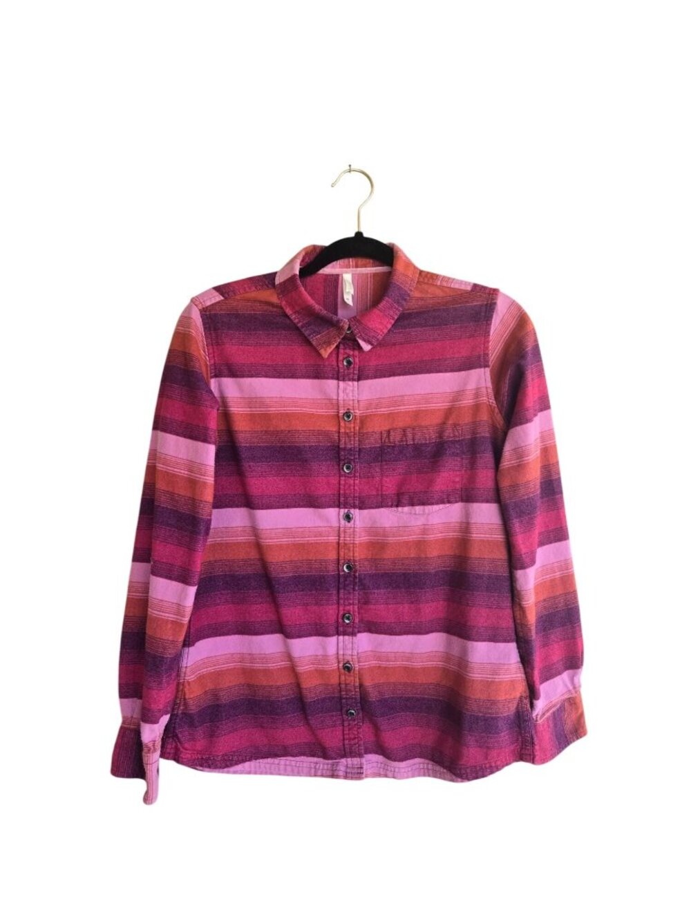 Mountain Khakis Cotton Scout Shirt Orchid Plaid Women's Medium